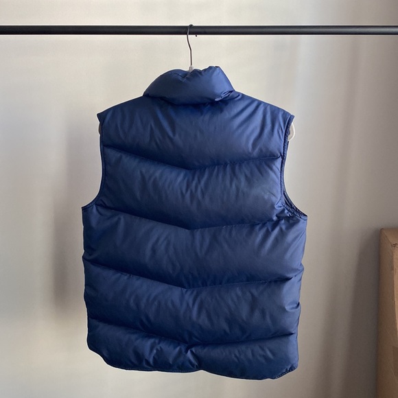 Vintage Antler Down Puffer Vest - Navy Blue - Picture 2 of 2